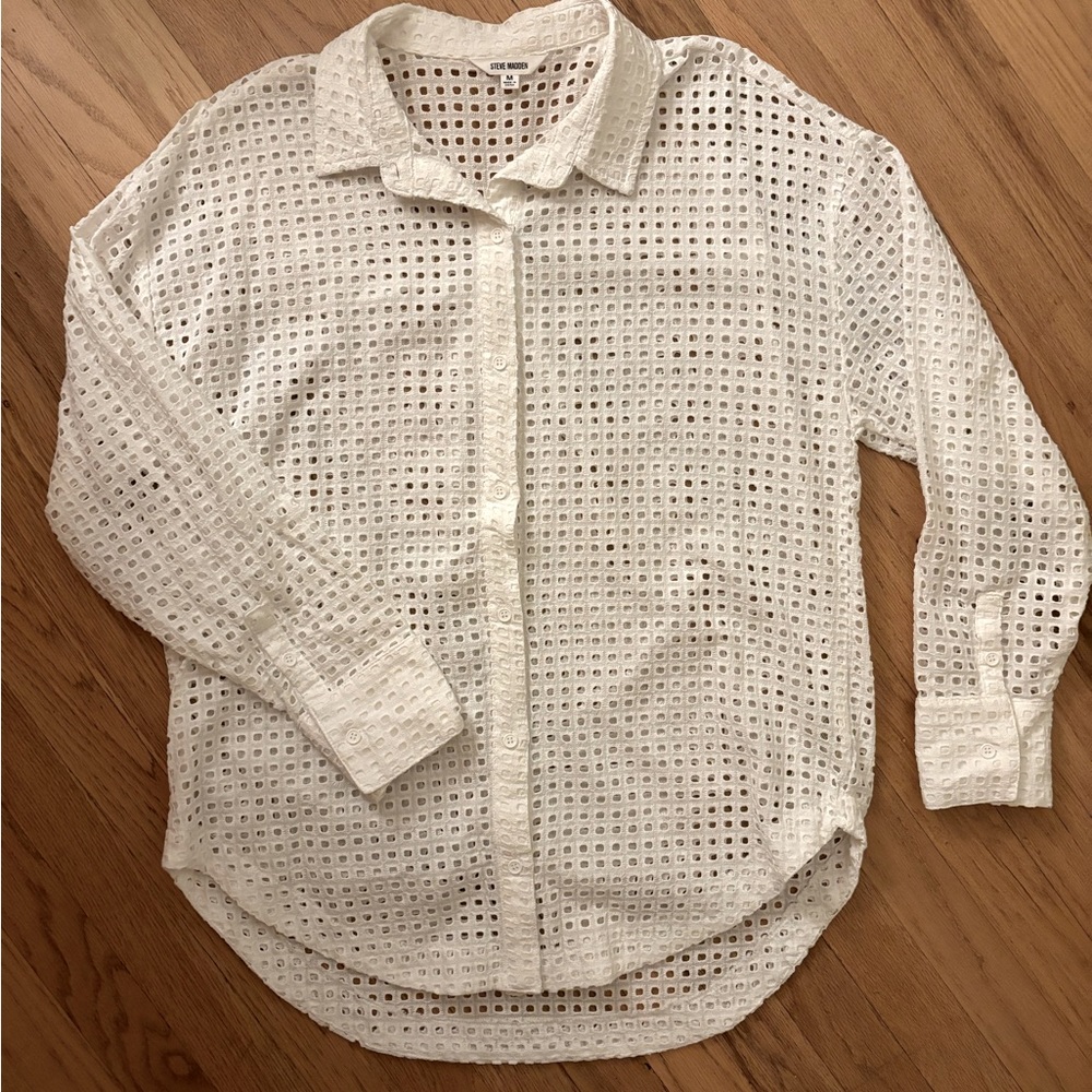 Steve Madden Poppy Eyelet Shirt
